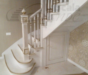 Стильная лестница в дом на второй этаж Беларусь