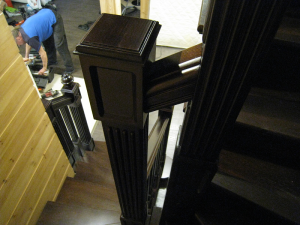 дубовая лестница в дом