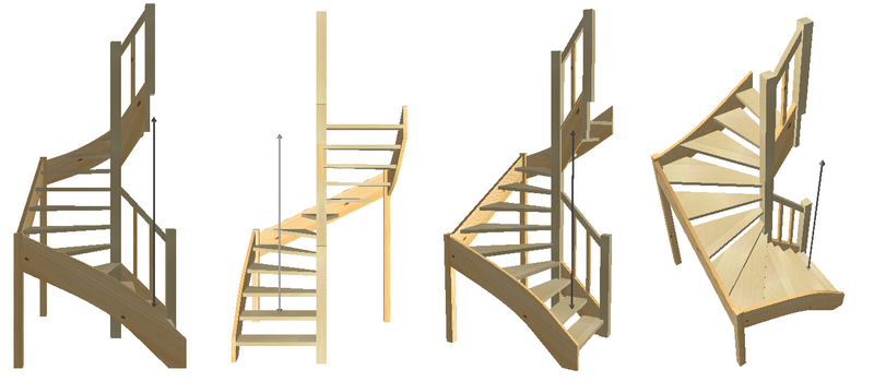 Подробный проект деревянной лестницы: 